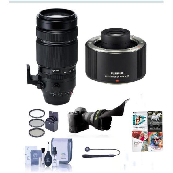 Fujifilm XF 100-400mm F4.5-5.6 R LM OIS WR Lens wFujifilm XF2X TC WRAccessory
