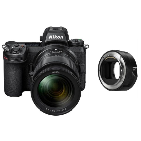 Nikon Z 7II Mirrorless Digital Camera with NIKKOR Z 24-70mm f4 S Lens - Bundle with FTZ II Mount Adapter