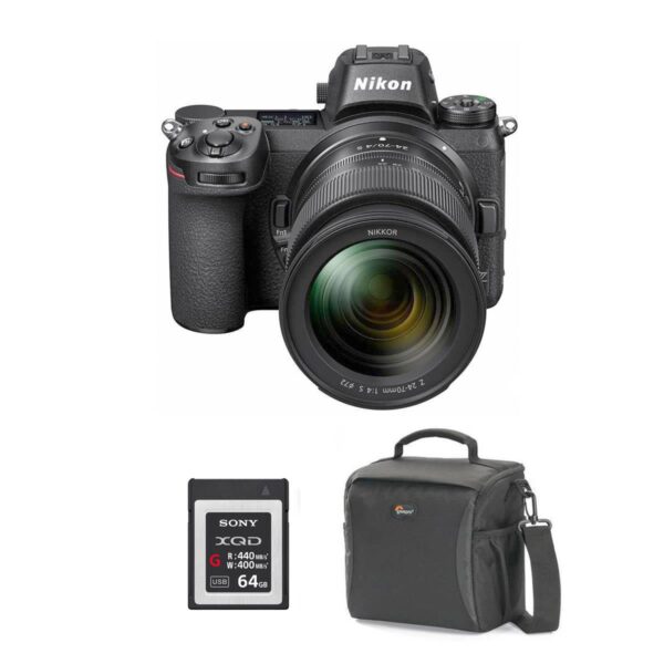 Nikon Z7 FX-Format Mirrorless Camera WZ 24-70mm f4 S Lens W64GB XQD CardCase