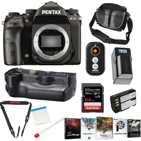 Pentax K-1 Mark II DSLR Camera (Body Only) with Premium Accessory Bundle