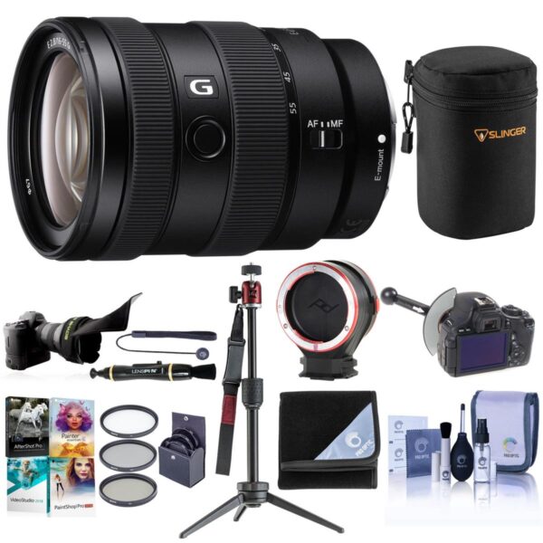 Sony E 16-55mm f2.8 G Lens - With Premium Accessory Bundle