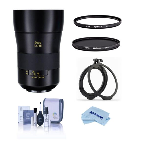 Zeiss OTUS 55mm F1.4 Apo Distagon T Zf.2 Lens for Nikon Cameras - WFilter Kit