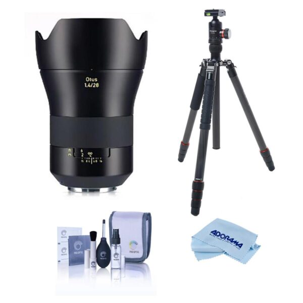Zeiss Otus 1.428 Wide-Angle Lens with EF Mount ZE WFotoPro X-Go Max CF Tripod